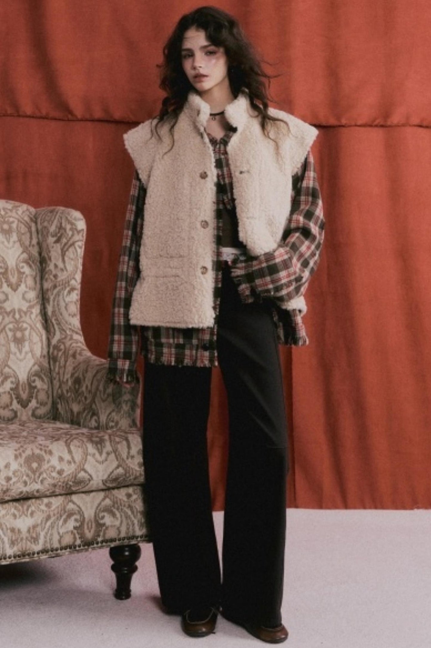 Reversible Embroidery Vest