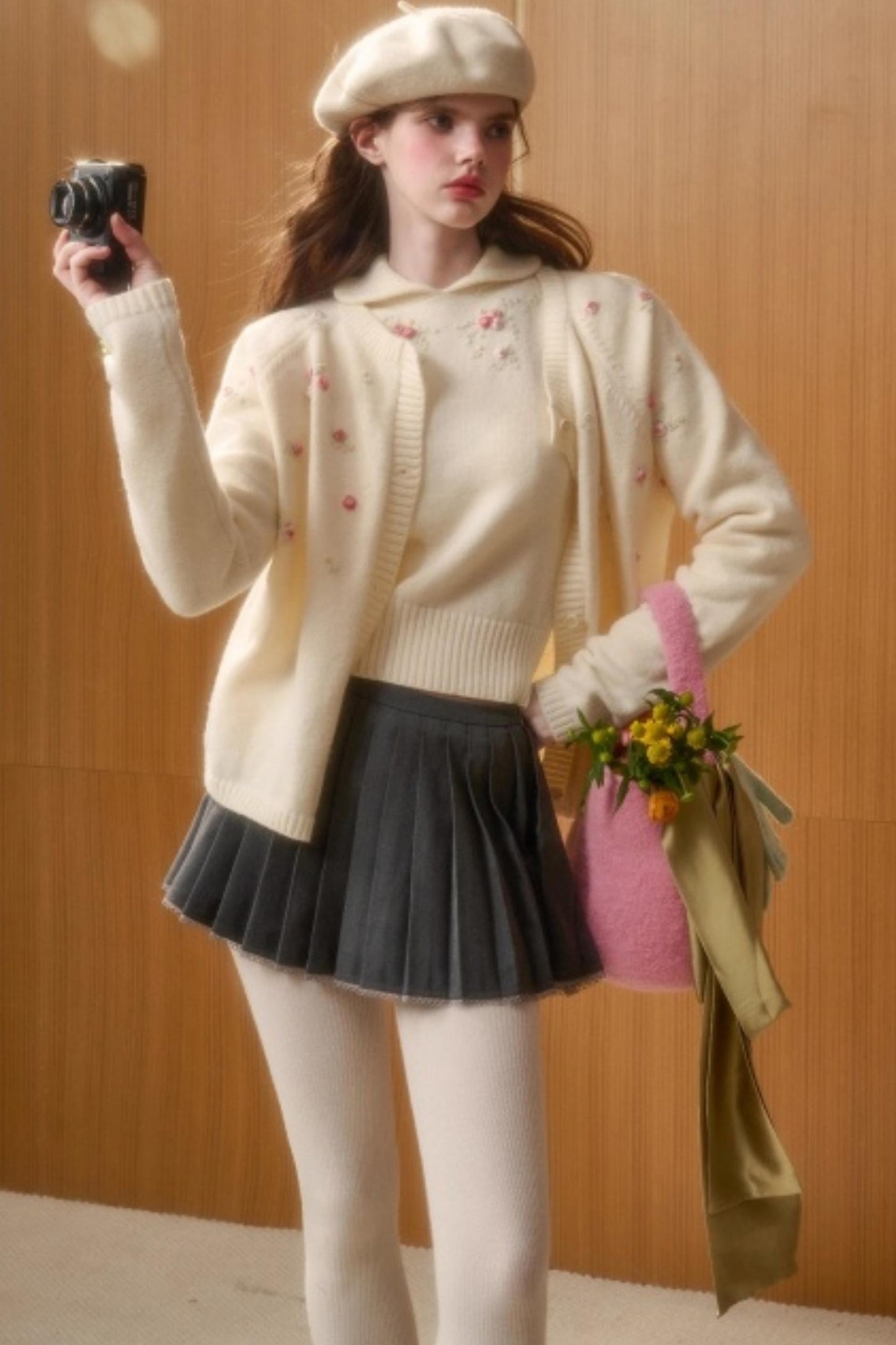 Wool Handmade Embroidered Sweater