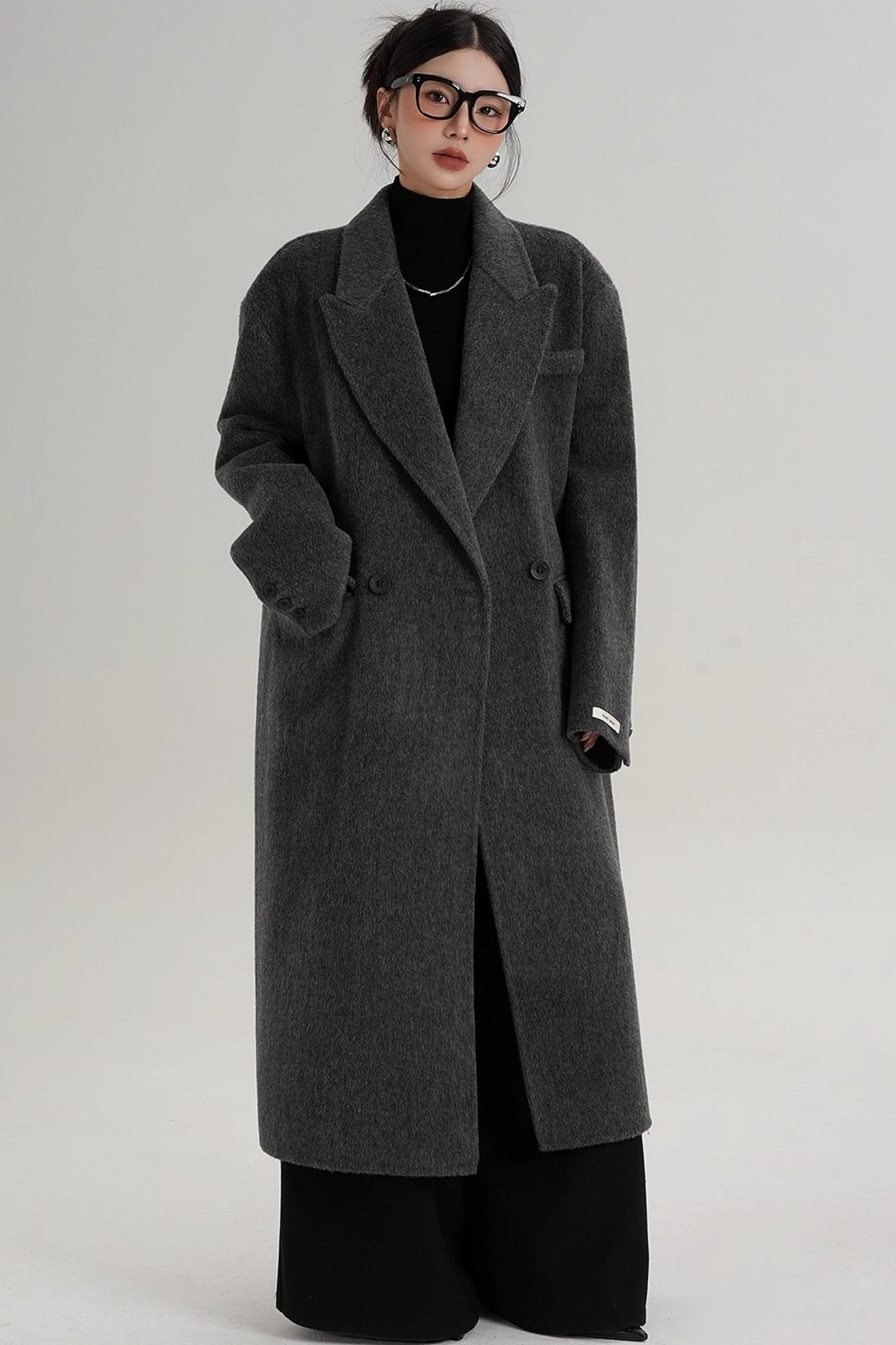 Elegant Long Wool Coat