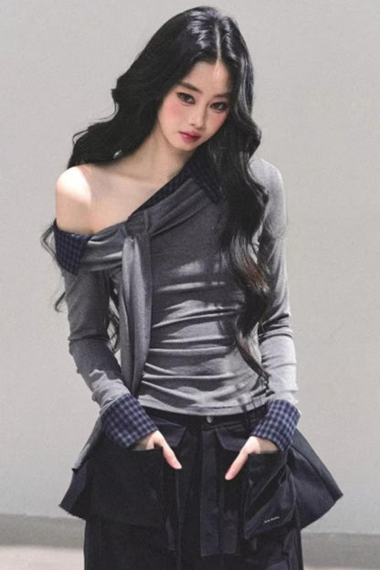 Knit Off-Shoulder Top