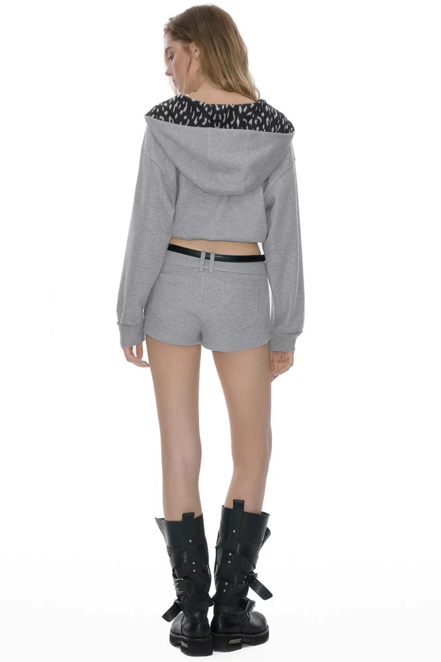 Knitted Vintage Mini Shorts Set-Up