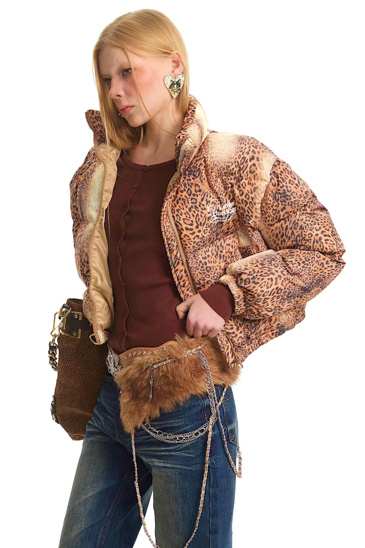 Retro Leopard Cotton Jacket
