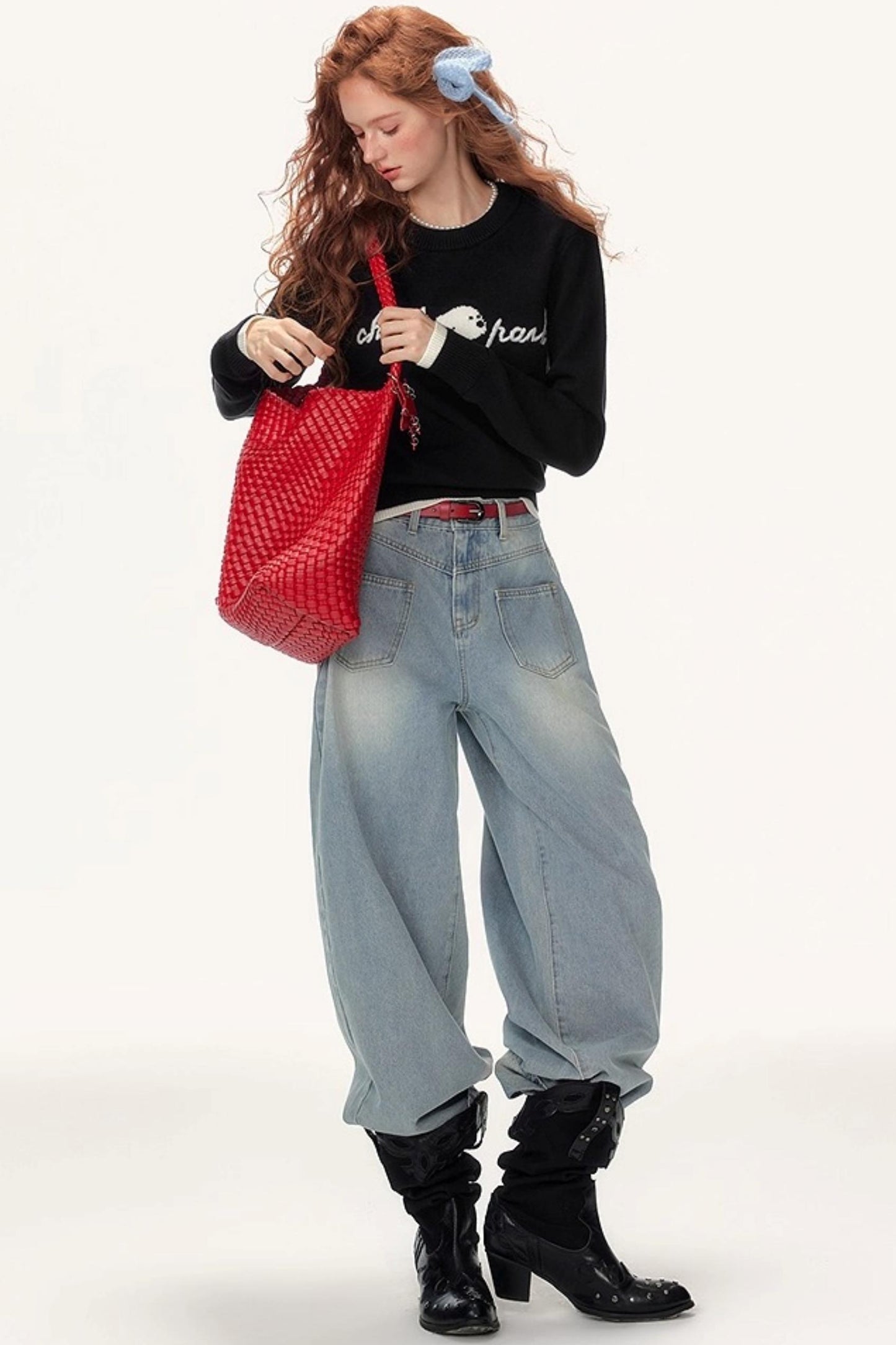 Winter Sweet Knit Sweater Girl