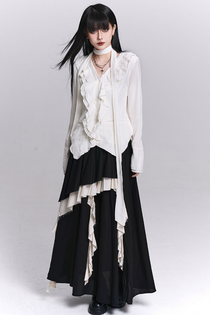 Black Ghostly Top Set