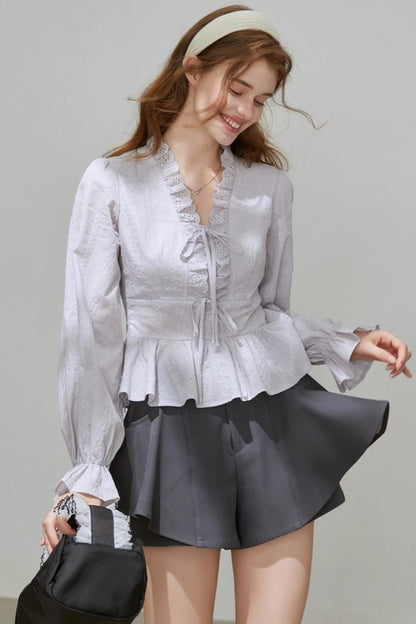 Autumn Lace A-Line Skirt