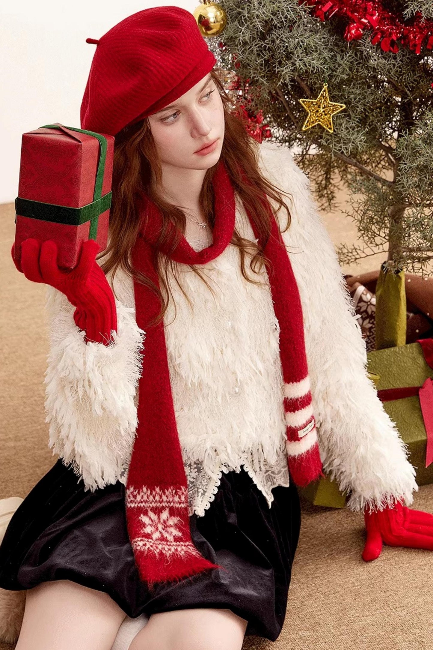 Lace Patchwork Fringe Jacket