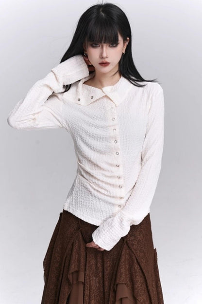 Ghostly Irregular Autumn Shirt