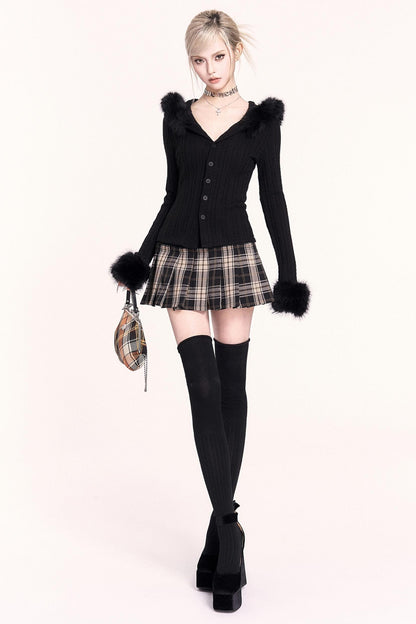 Japanese Plaid Pleated Skirt