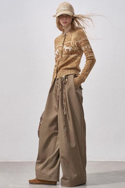 Fair Isle Floral Cardigan