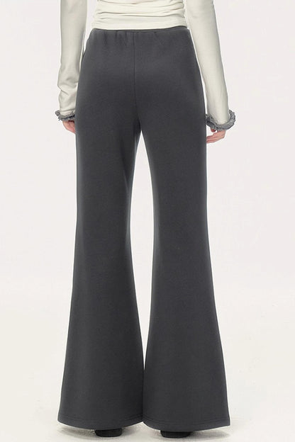 Flared High-Waisted Pants