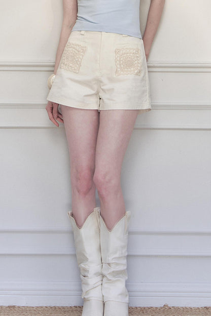 Yuan High-Waist Chic Shorts