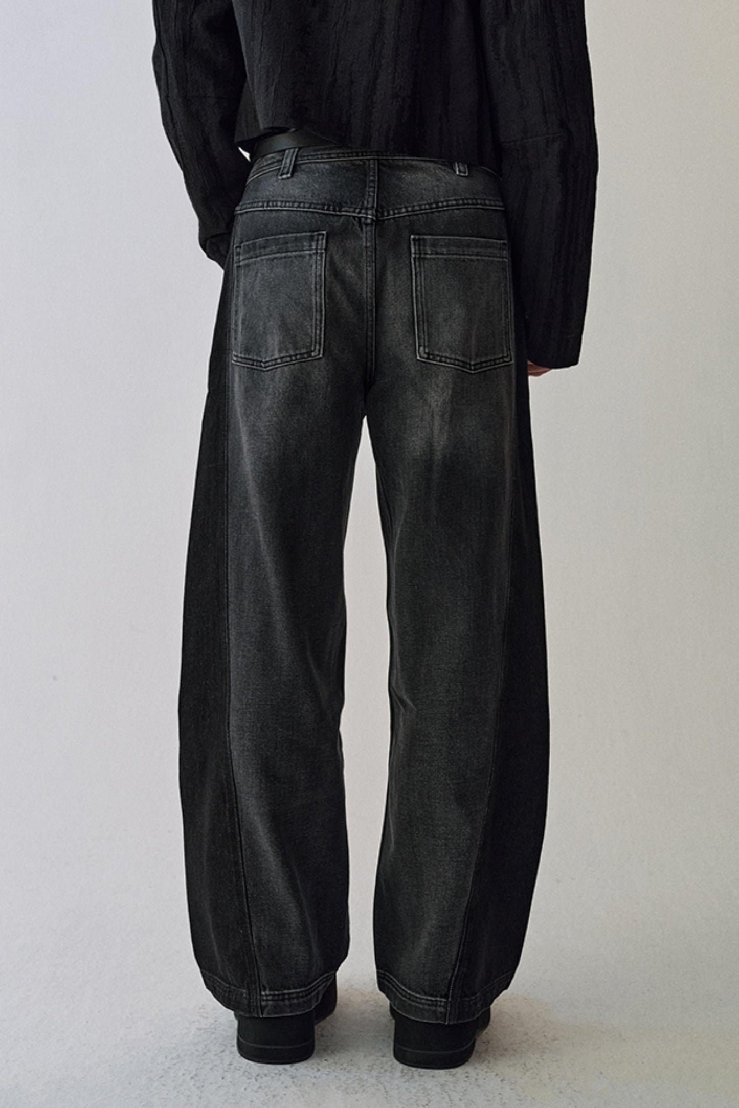 Whispers Gray Washed Jeans Pants