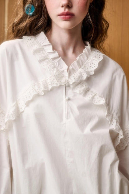 Organic Cotton Lace Dress