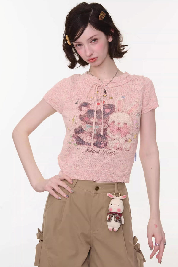 Bear and Rabbit Summer Top