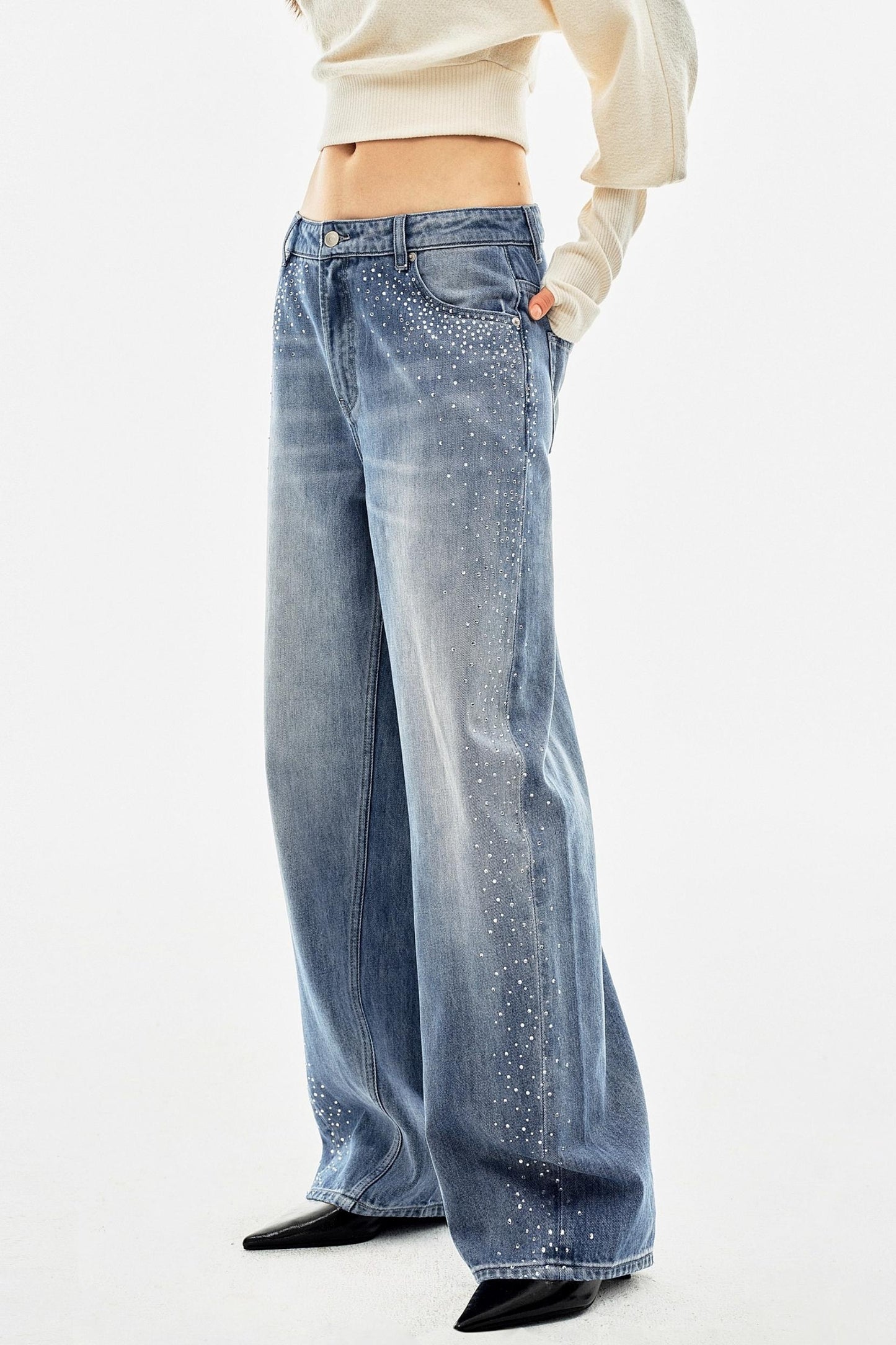 Sparkling Diamond Scimitar Pants