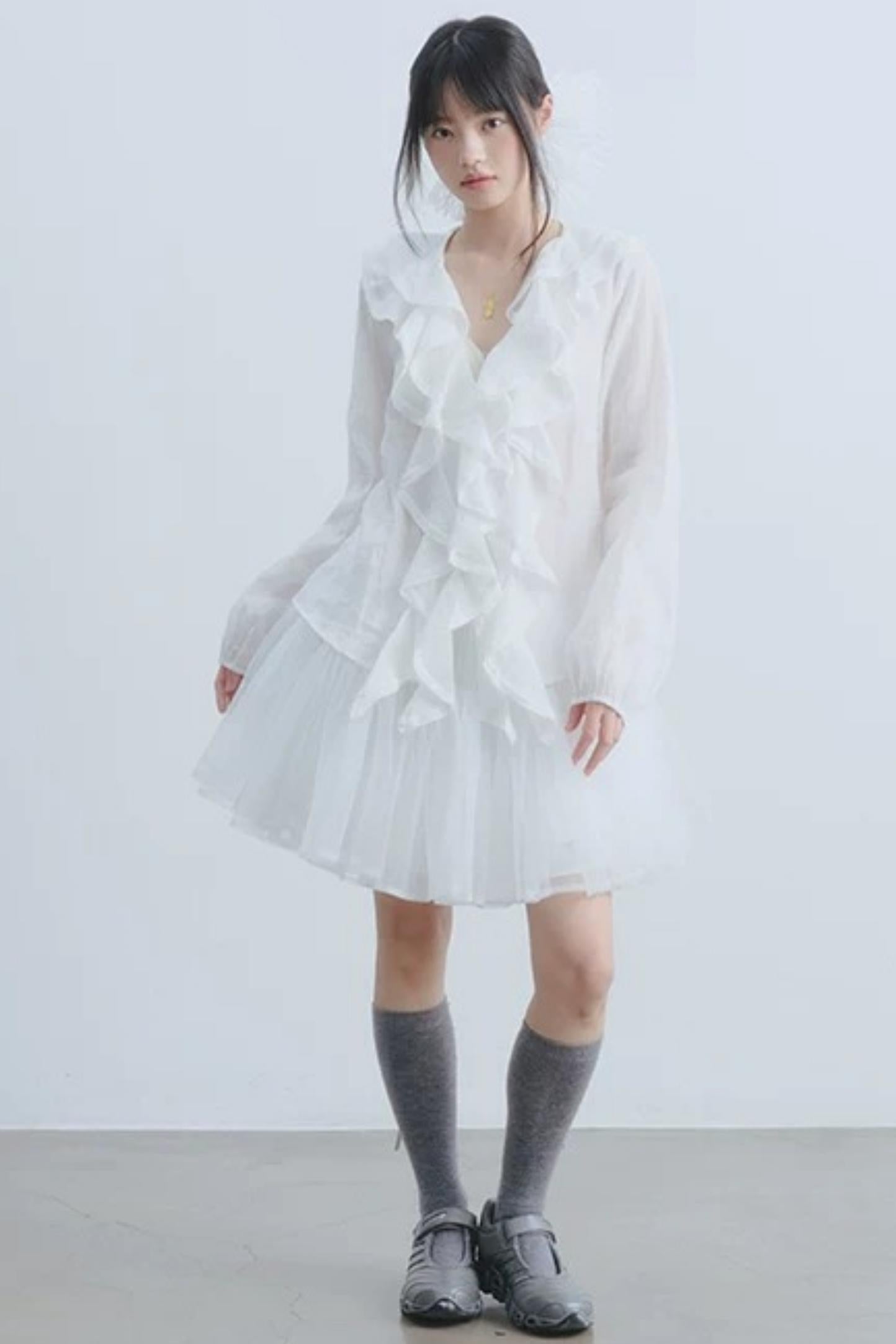 Gonna in tulle Ballet Mist