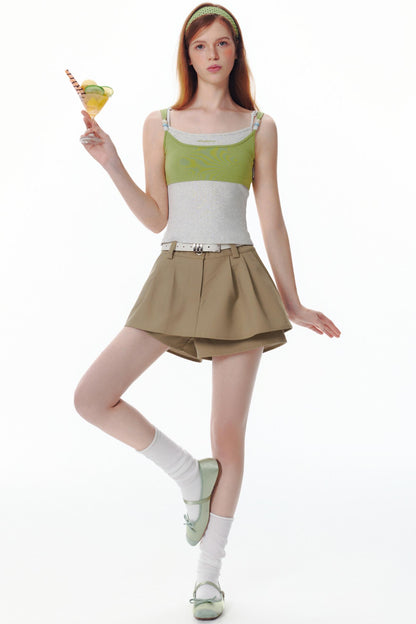 Summer Encounter Vintage A-line Skirt