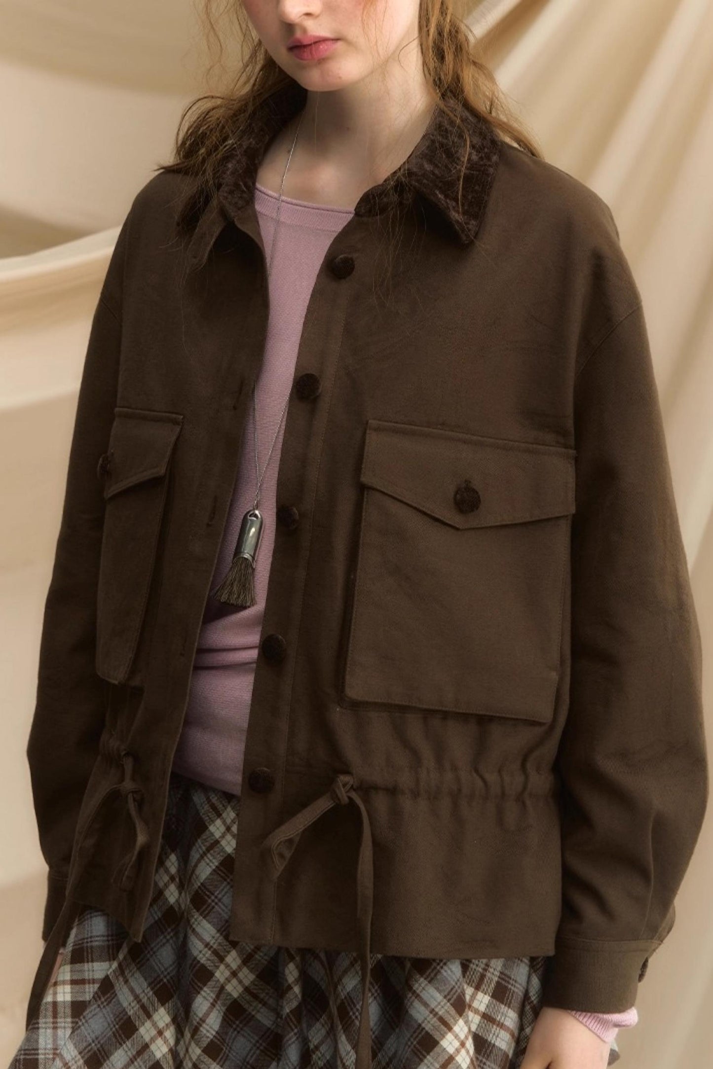 Old Poetry Leather Brown Jacket