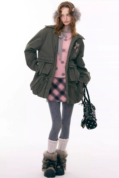 Misty Rain Plaid Skirt