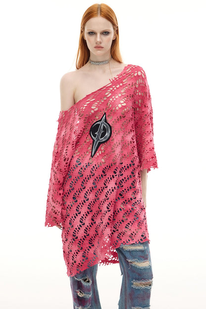 Moon Patch Hole T-Shirt