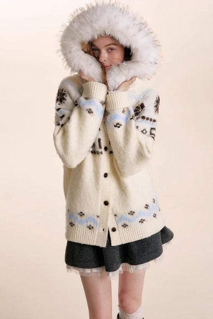 Wool Blend Patchwork Skirt