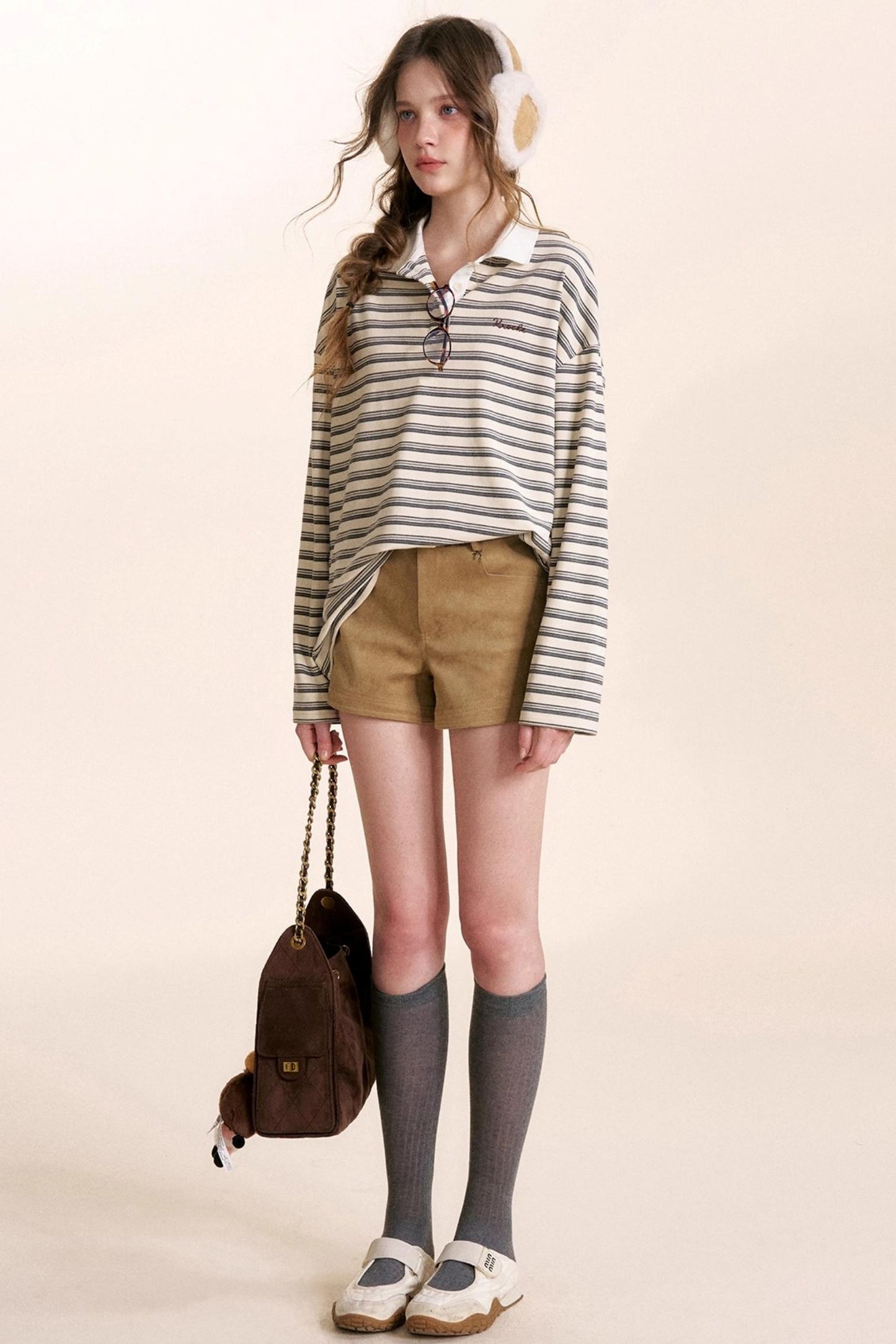 Retro Color-Blocked Polo T-Shirt