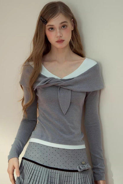 Fake Long Sleeve T-Shirt