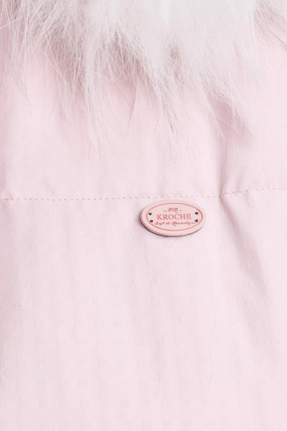 Detachable Fur Collar Hooded Jacket