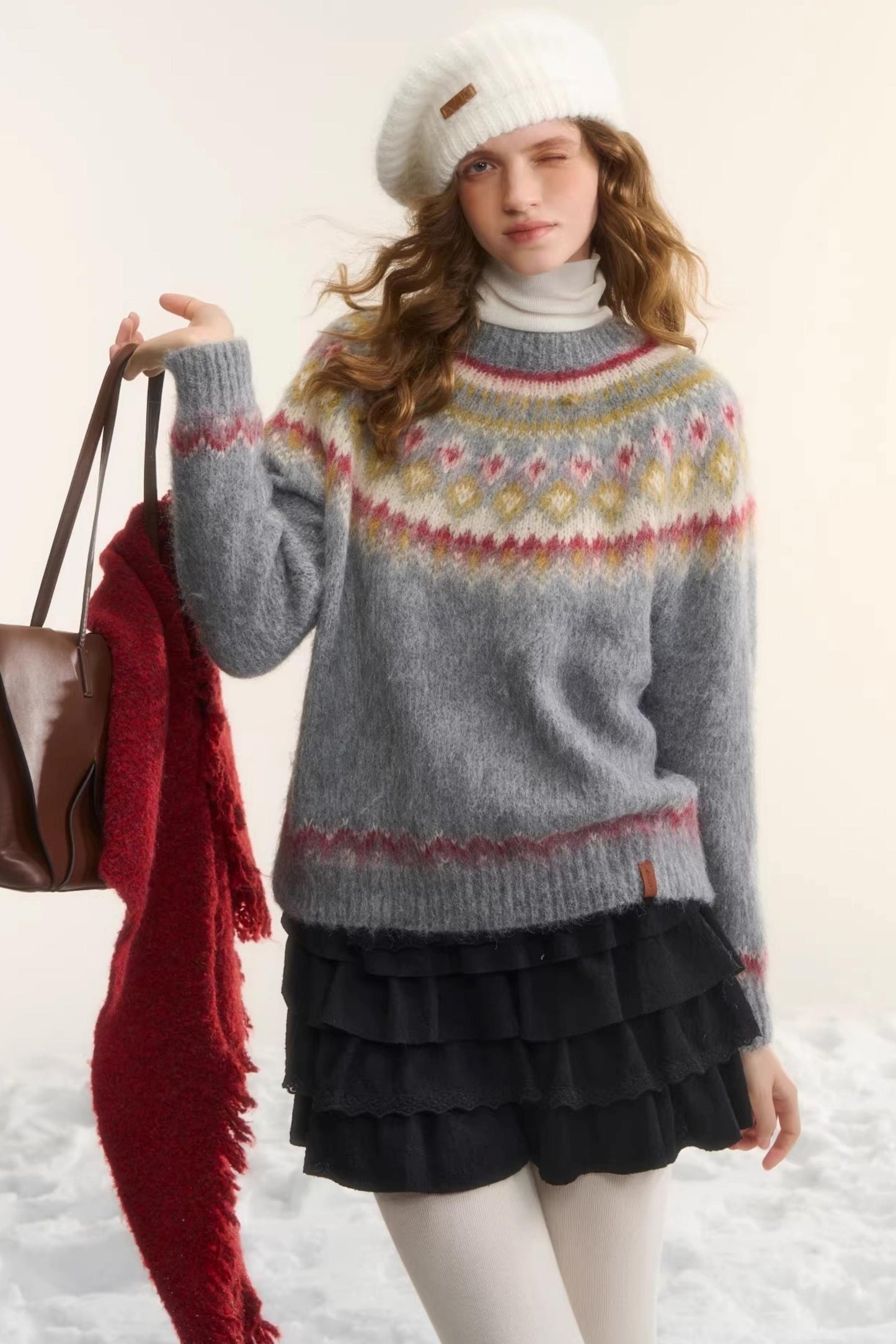 Fair Isle Jacquard Sweater