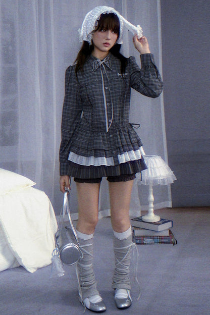 Whisper Long-Sleeved Dress Set-Up