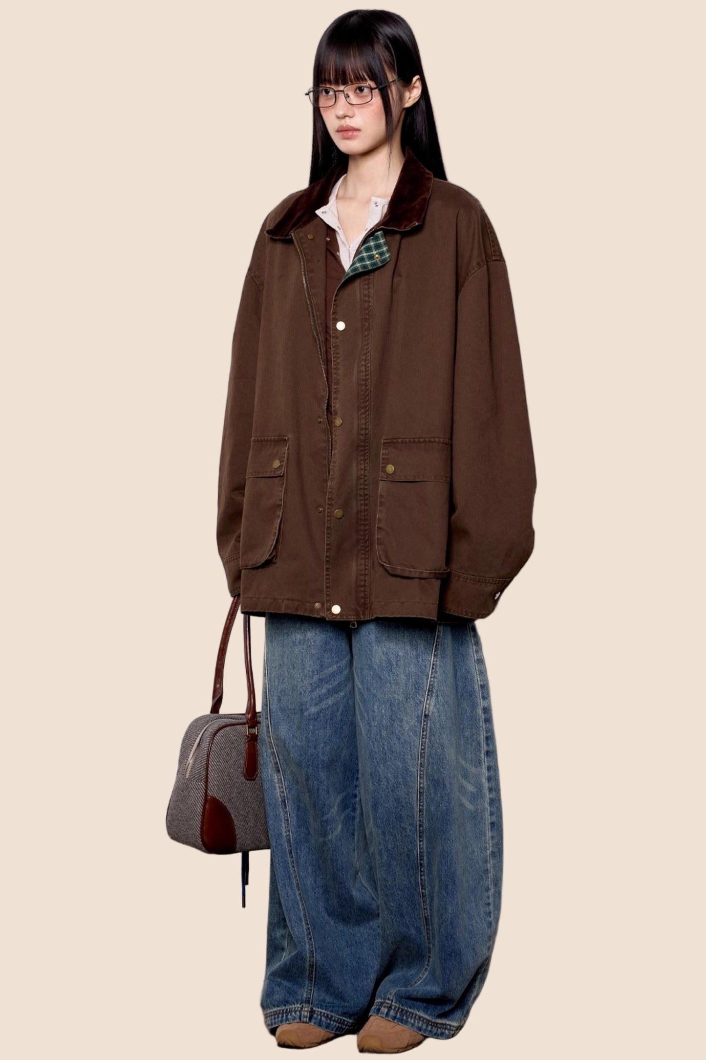 Vintage Cargo Lapel Jacket