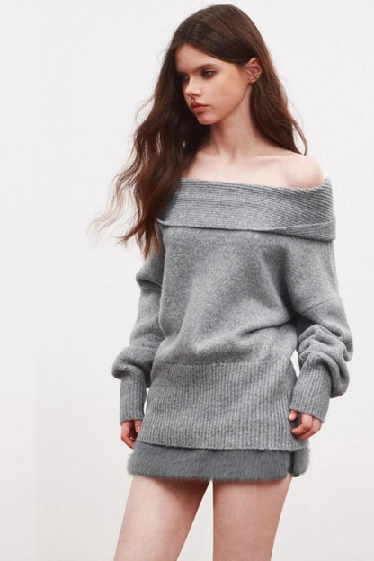 Retro Rabbit Tweed Skirt