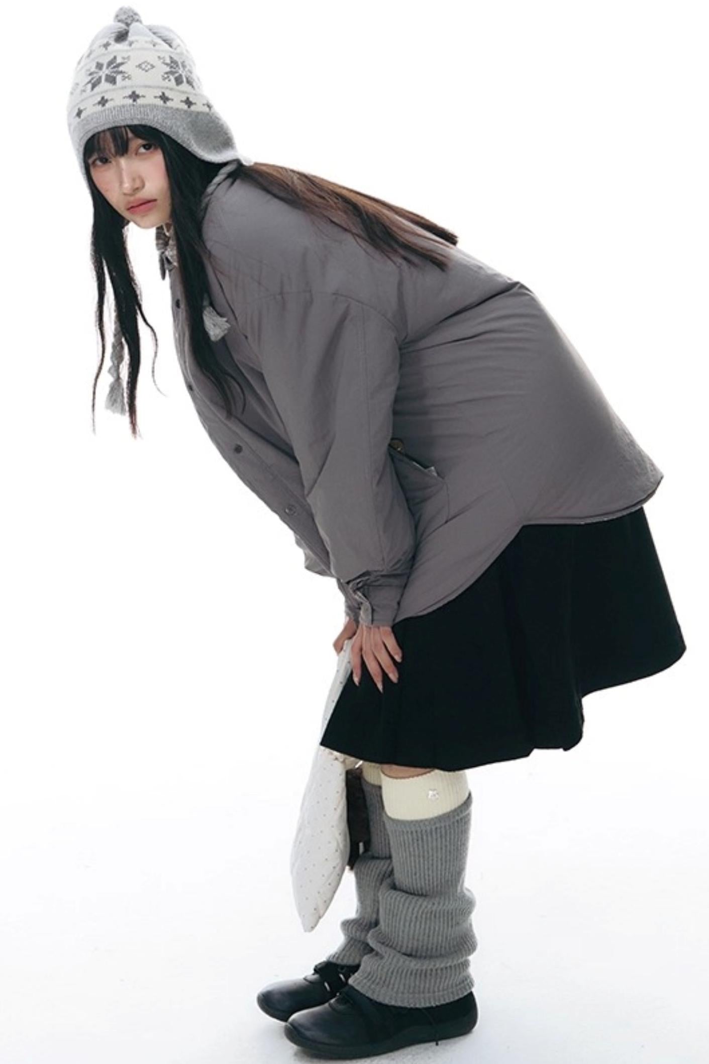 Mid-Leg Stacked Socks