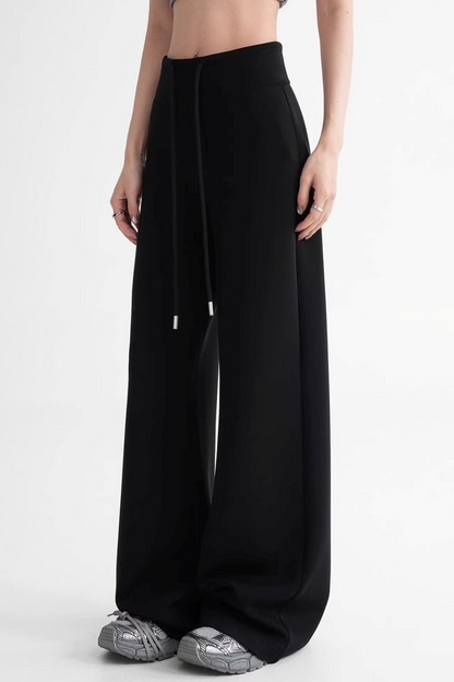 Modal Knit High-Waisted Pants