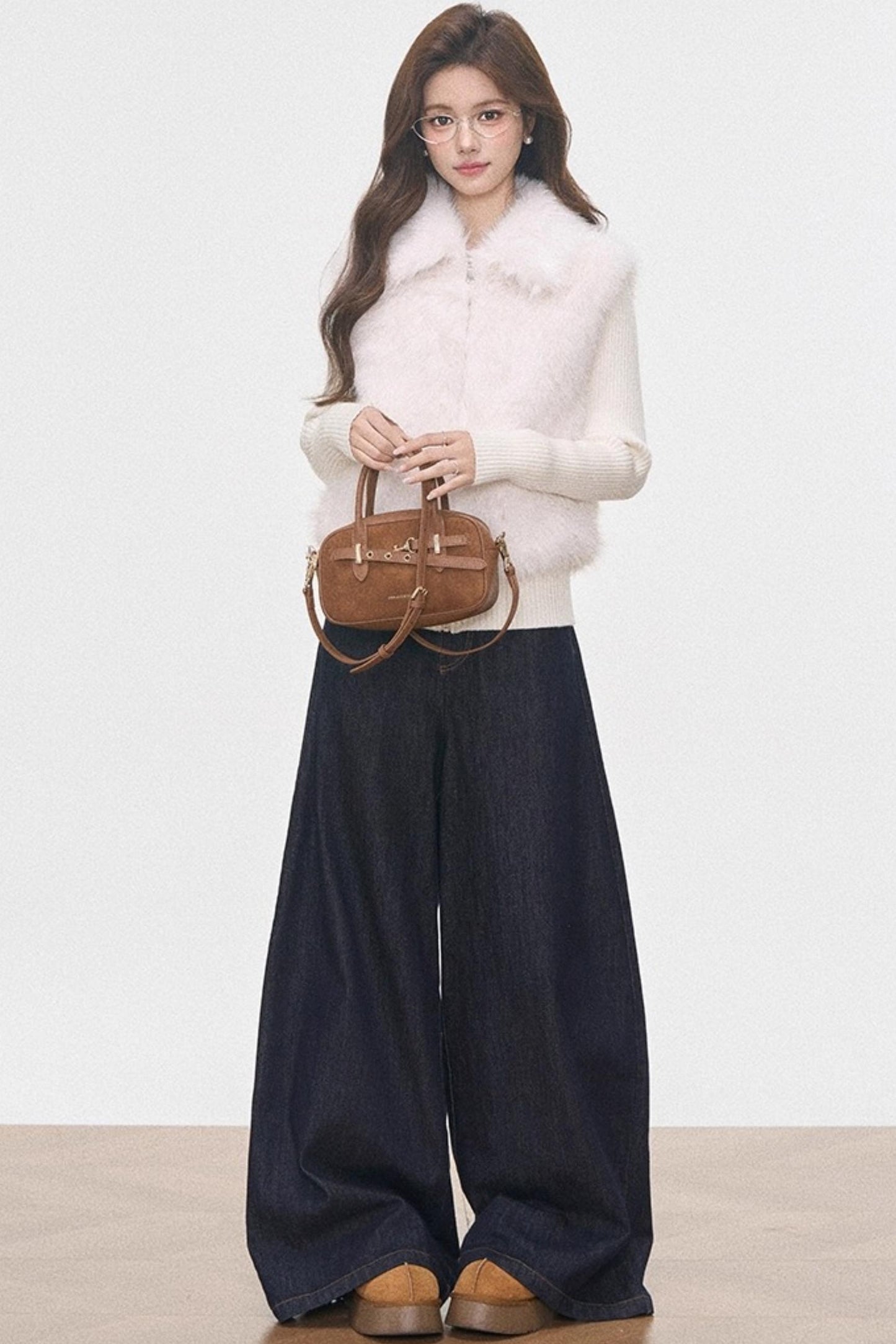 Warm Knitted Cotton Padded Jacket Set-Up