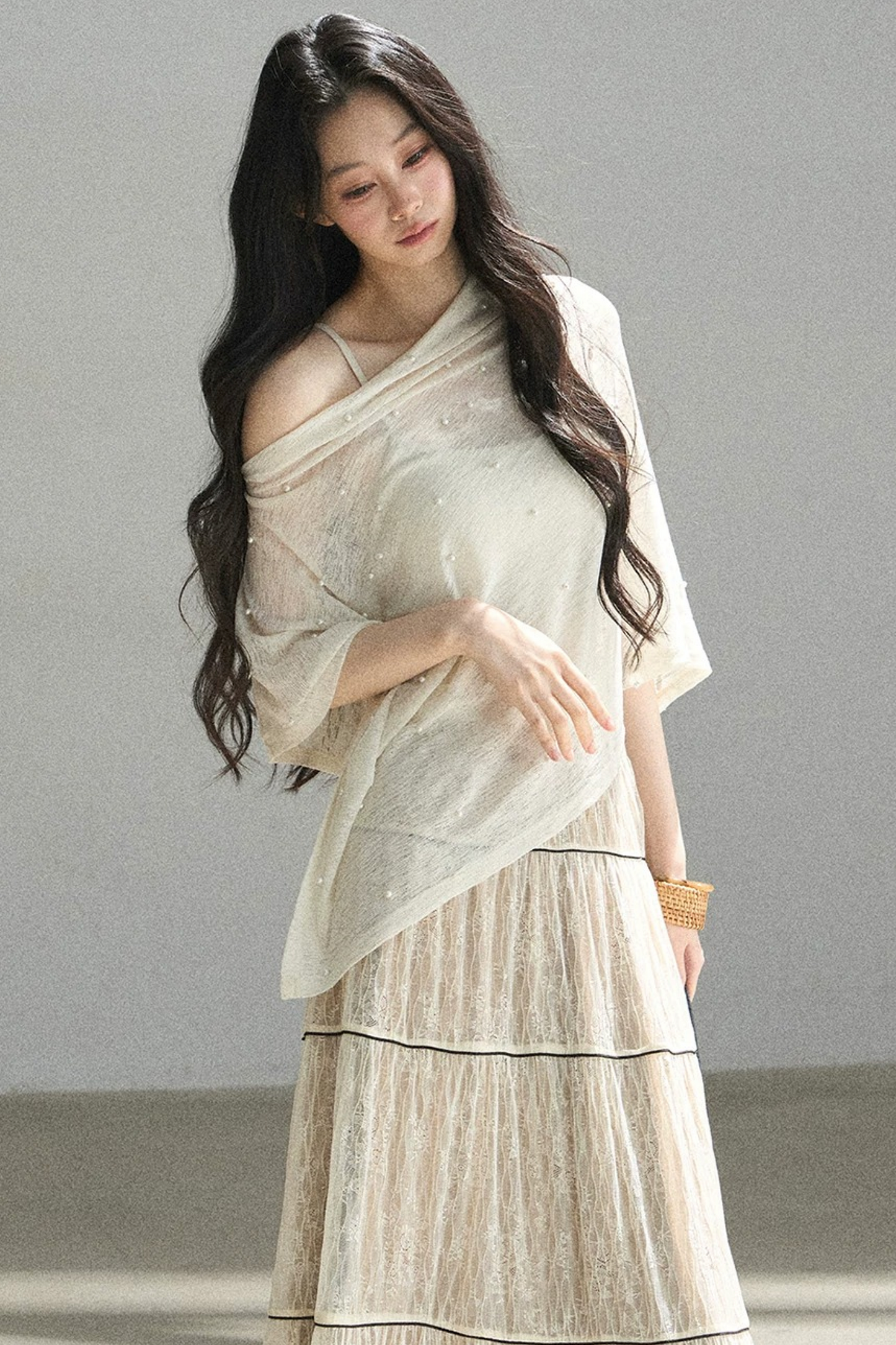Lost Pearl Tulle Top Set-Up