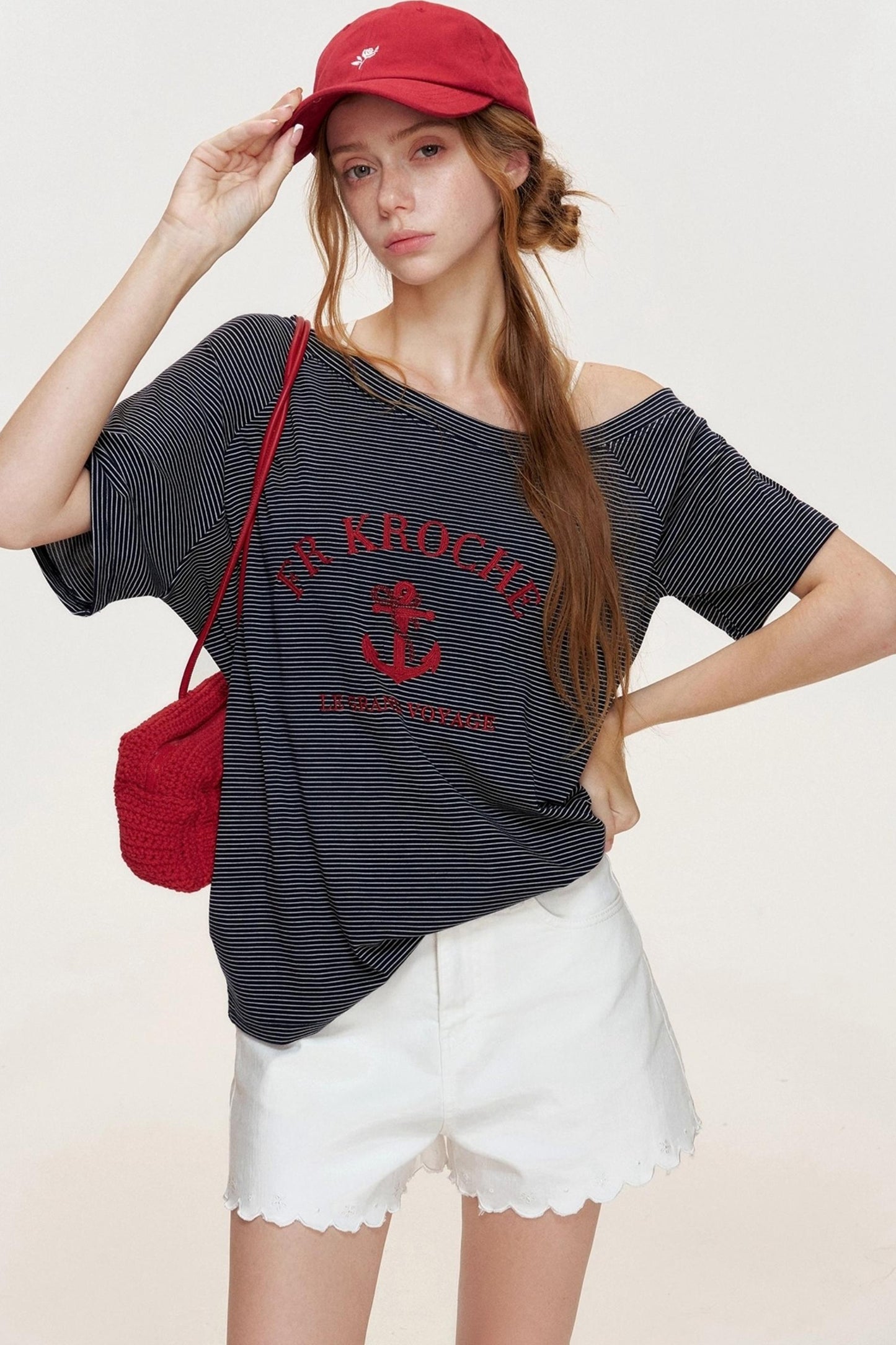 Floral Embroidered Denim Shorts