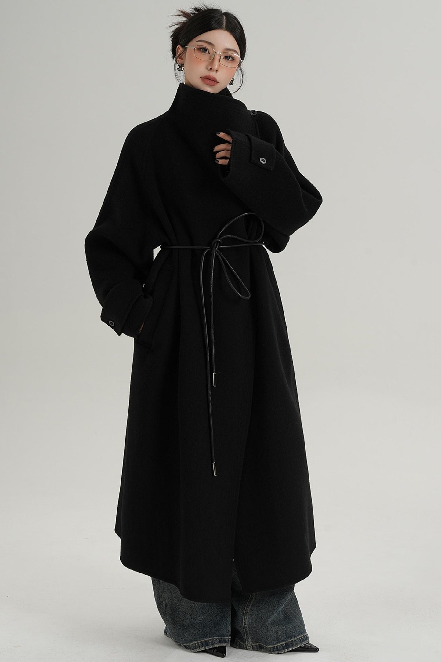 Ultra-High Reversible Wool Coat
