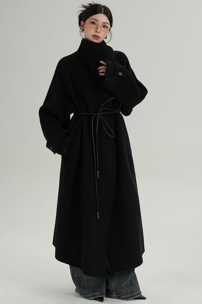Ultra-High Reversible Wool Coat
