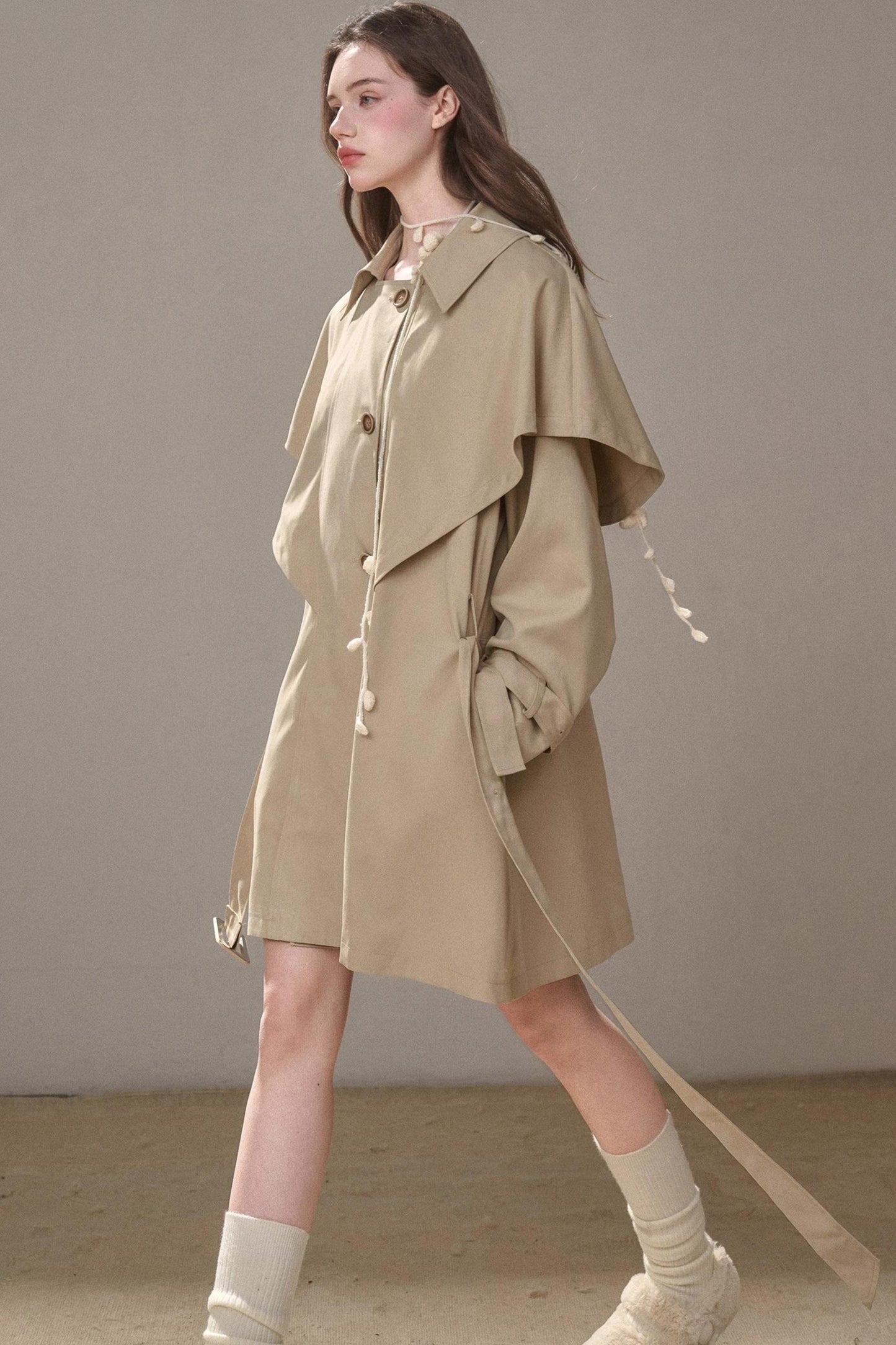 Retro Loose Trench Coat