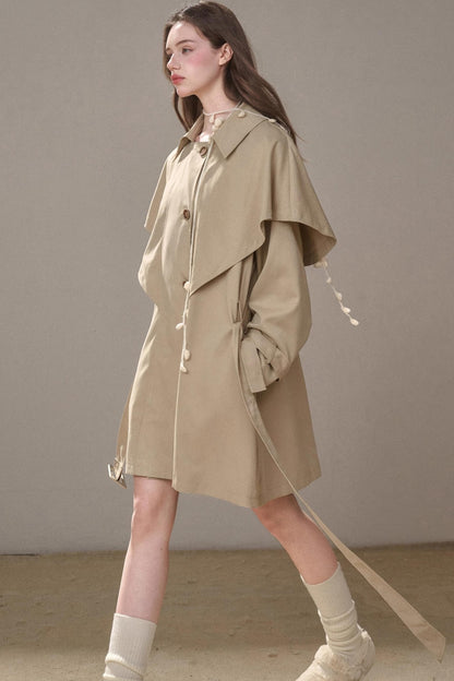 Retro Loose Trench Coat