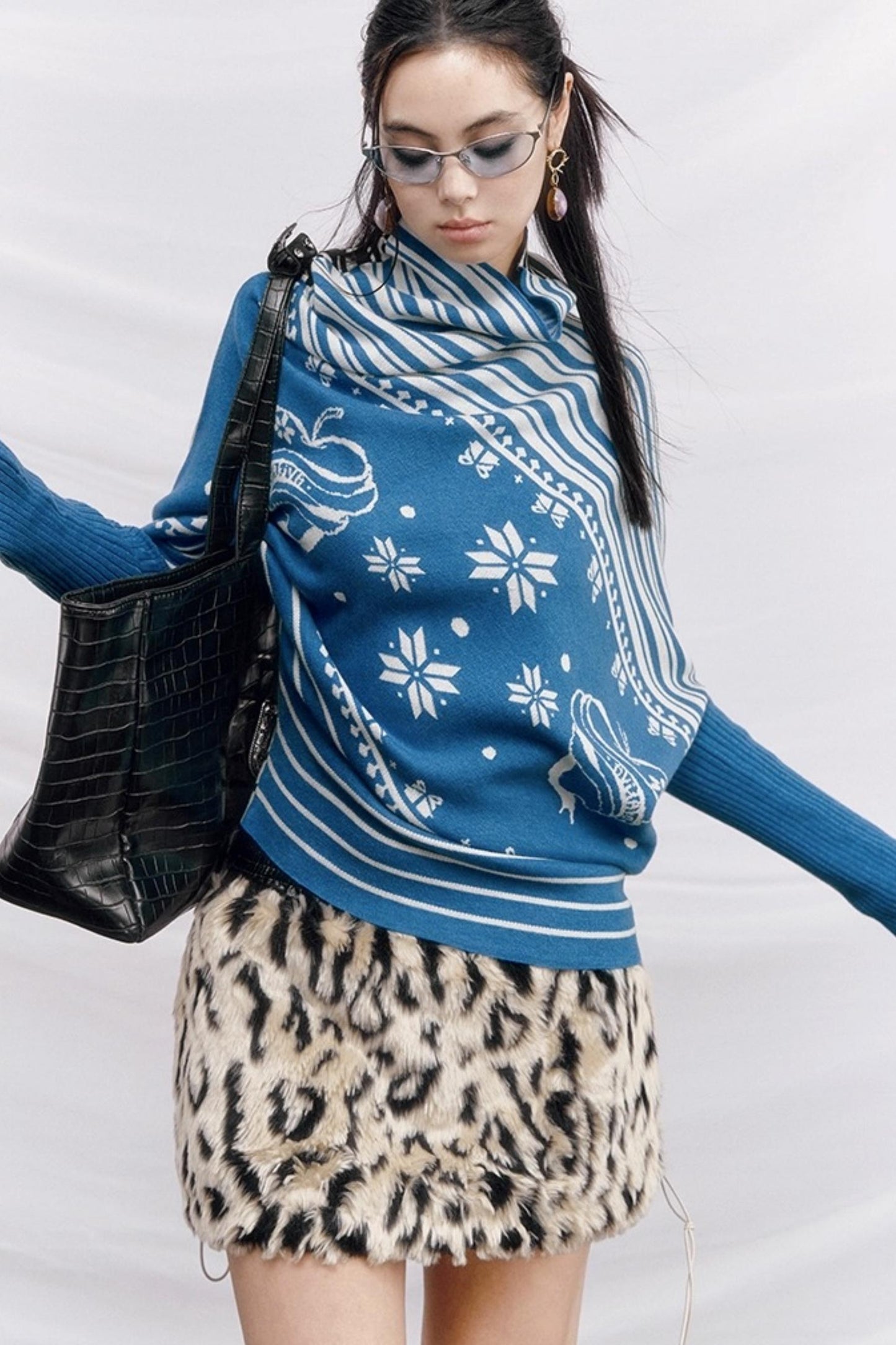 Josephine Ribbon Batwing Sweater