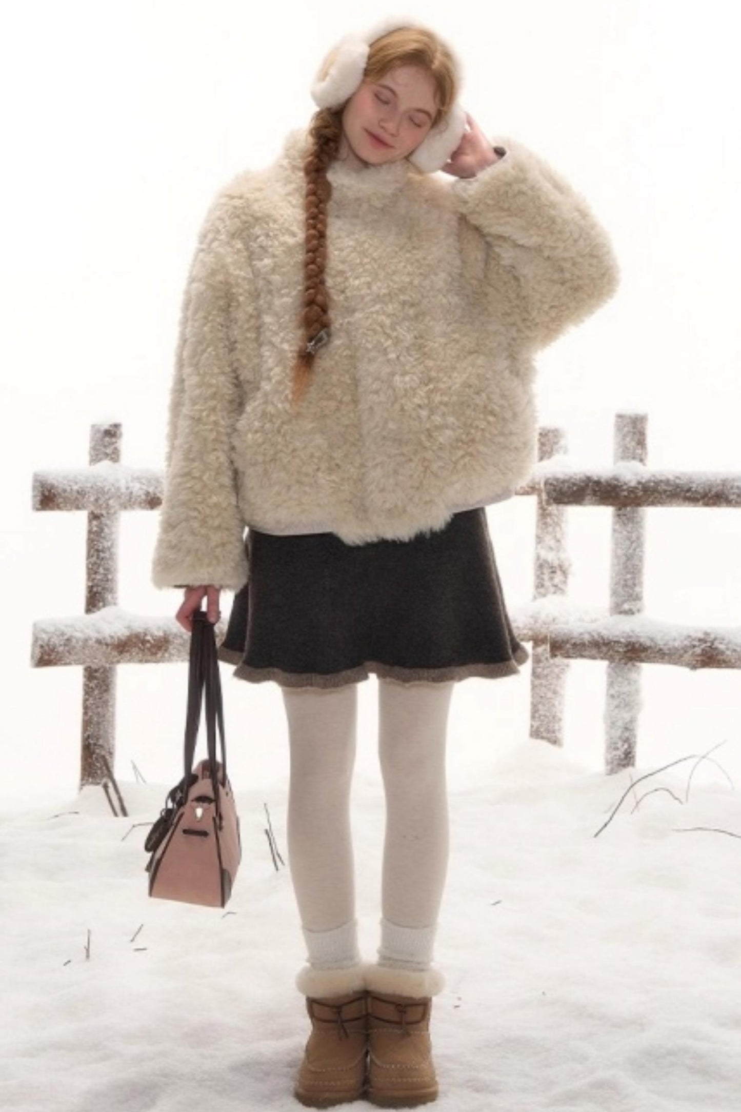 Reversible Lamb Wool Coat