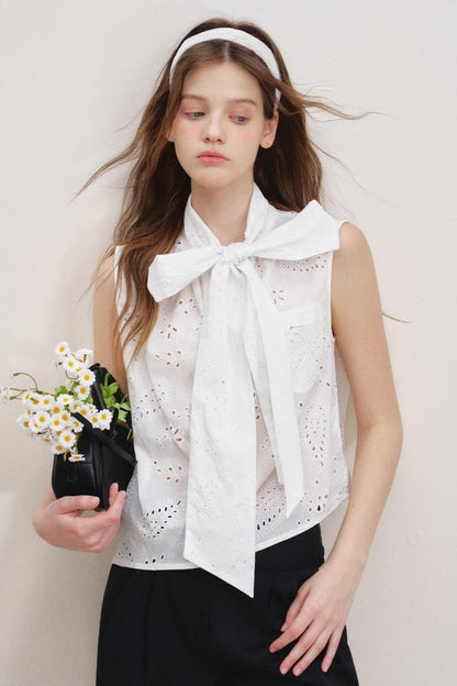 Romantic Bow Tie Vest