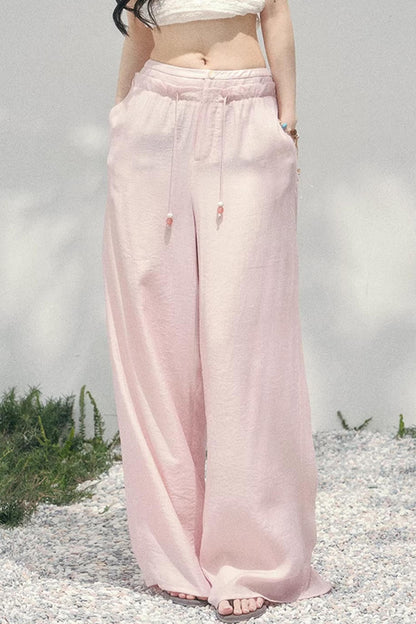 Light Mist Wide-Leg Pants