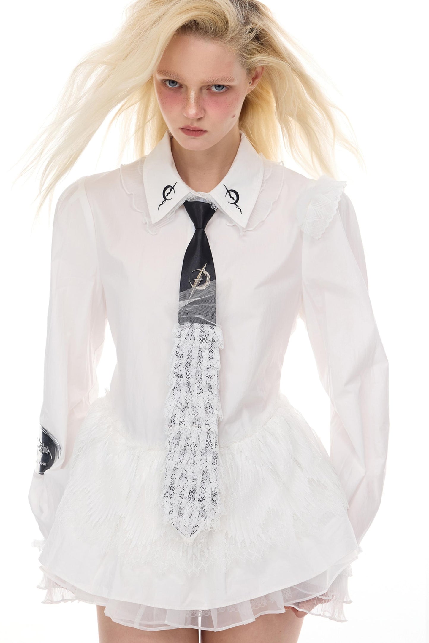 Moonlit Lace Tutu Shirt