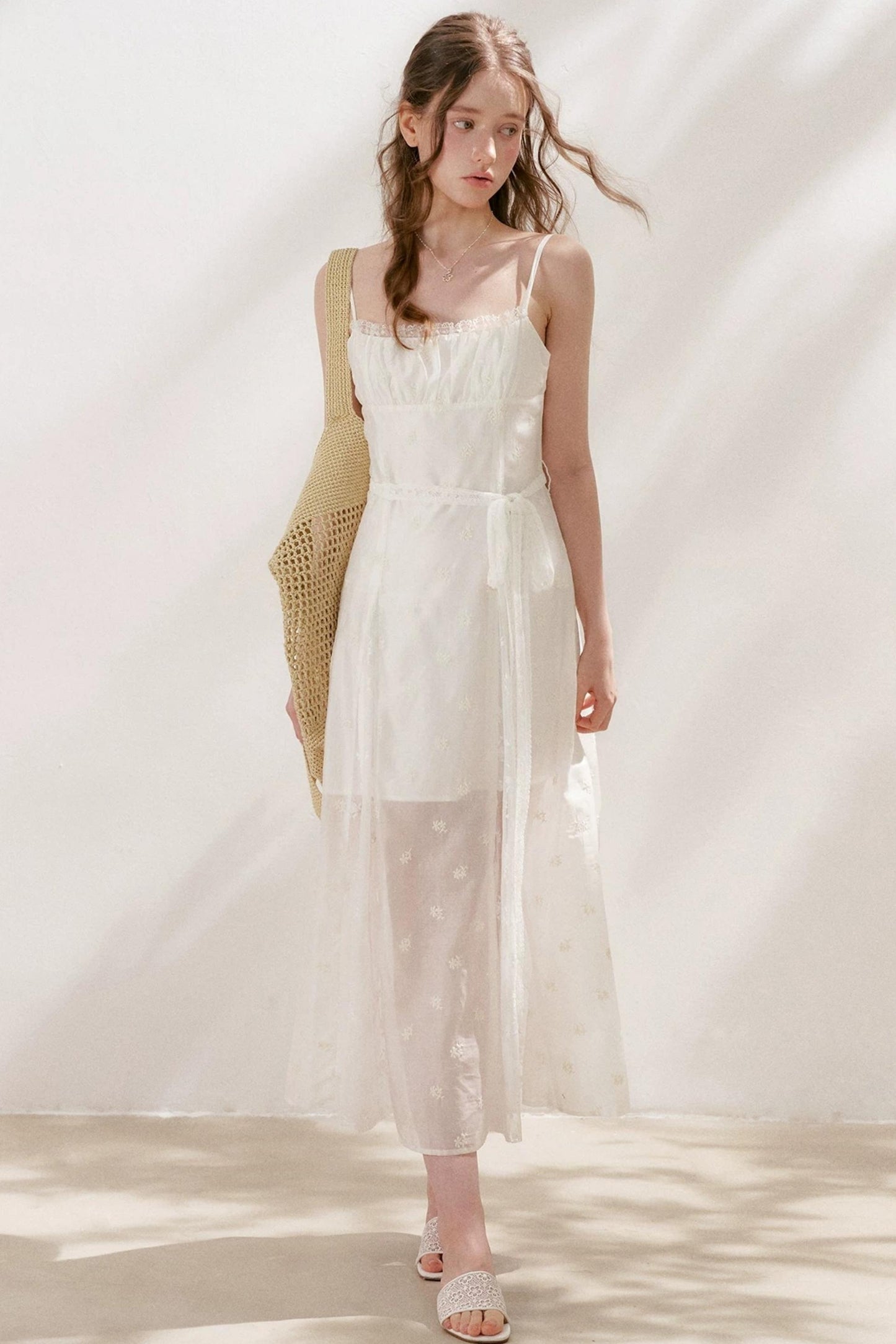 Lyocell Lace Embroidery Dress