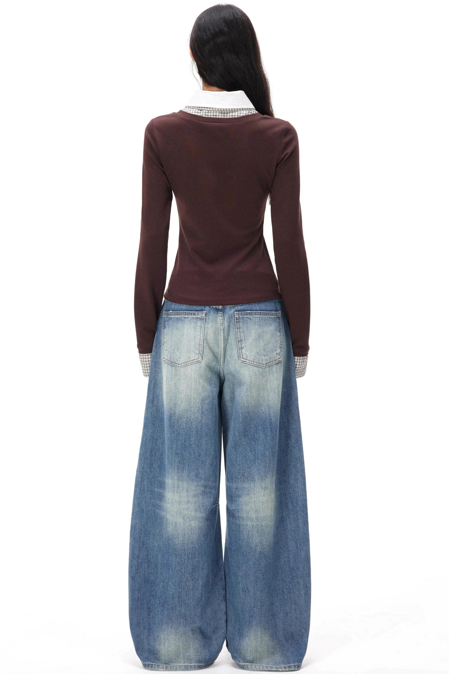 Retro Washed Velvet Scimitar Jeans