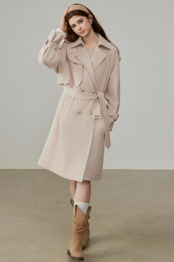 Winter Corduroy Long Coat