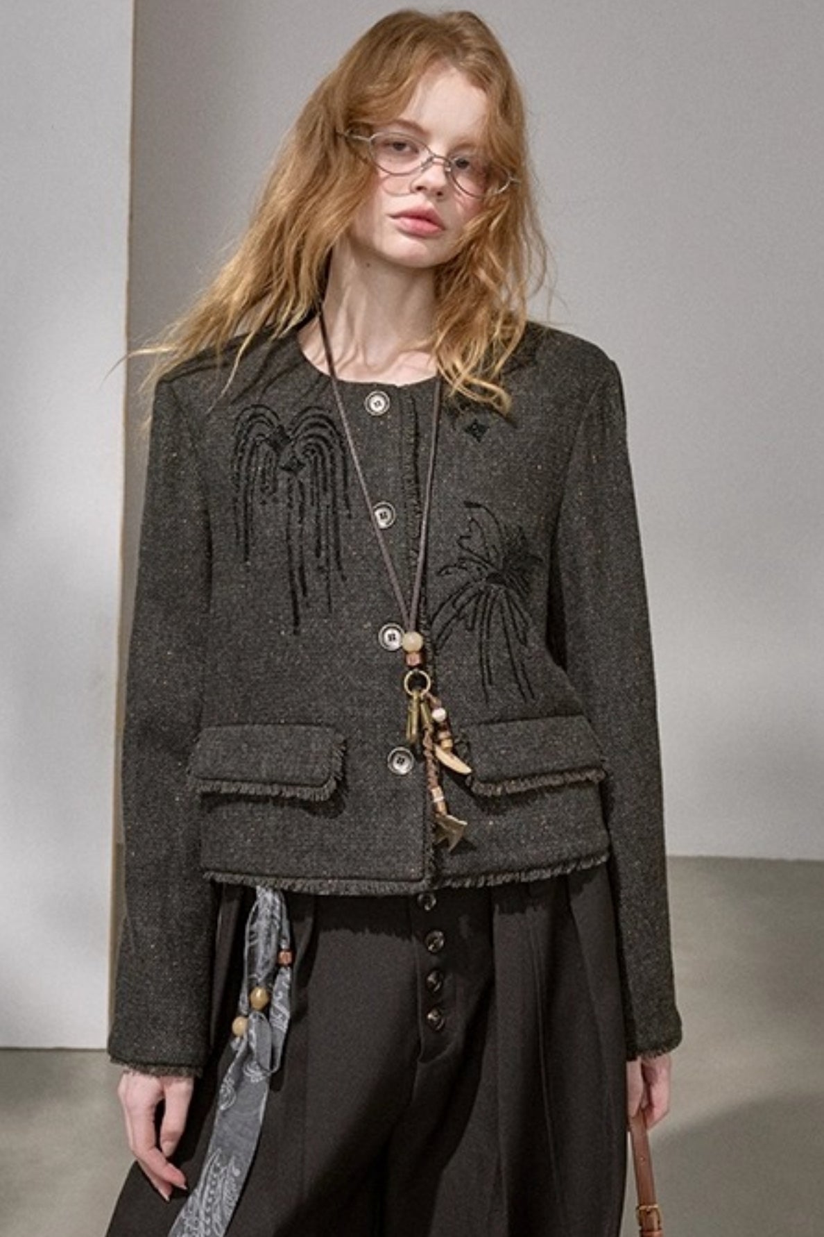 Bead-Embroidered Fireworks Jacket